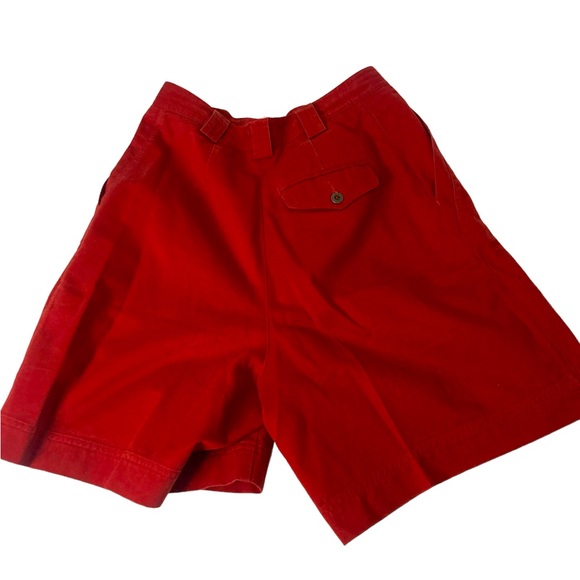 VTG Lizwear 80s Red Shorts- SUPER HIGH WAIST-SZ 12- FANTASTIC! - Picture 3 of 4